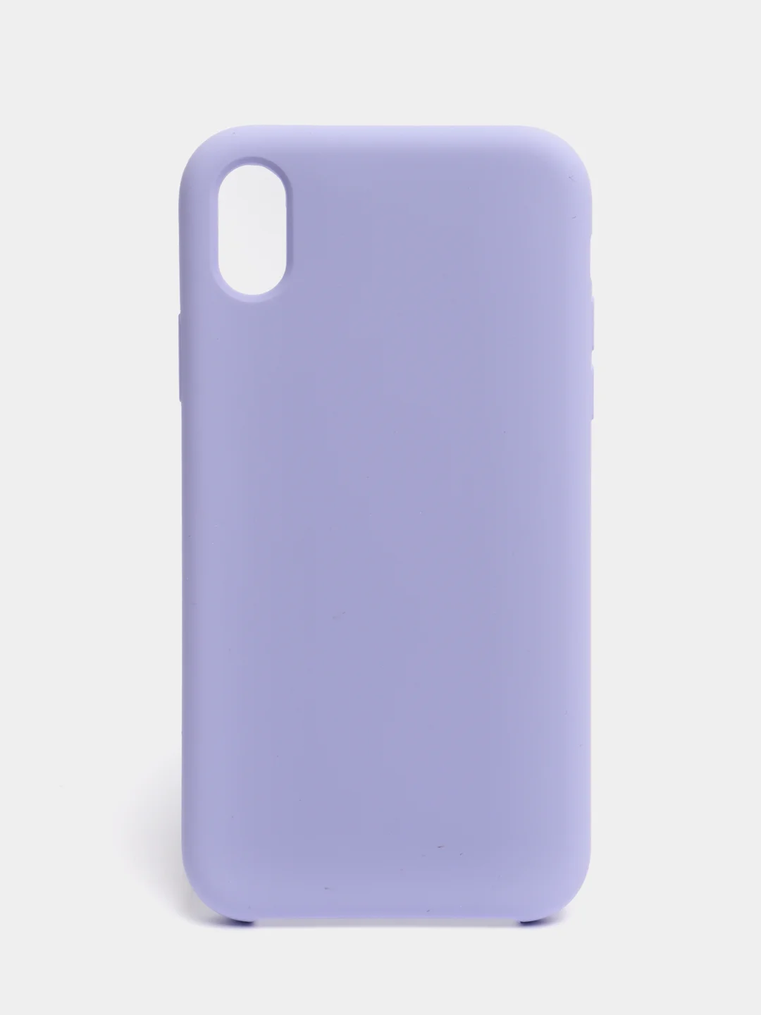 Лавандовый чехол не пачкающийся с бархатом внутри iPhone XR