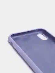 Лавандовый чехол не пачкающийся с бархатом внутри iPhone XR