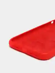 Красный чехол не пачкающийся с бархатом внутри iPhone XR