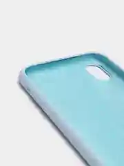 Небесно-голубой чехол не пачкающийся с бархатом внутри iPhone XR