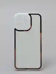 Белый наладка имитация стекла с защитой камеры для IPHONE 13 PRO