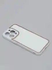 Белый наладка имитация стекла с защитой камеры для IPHONE 13 PRO