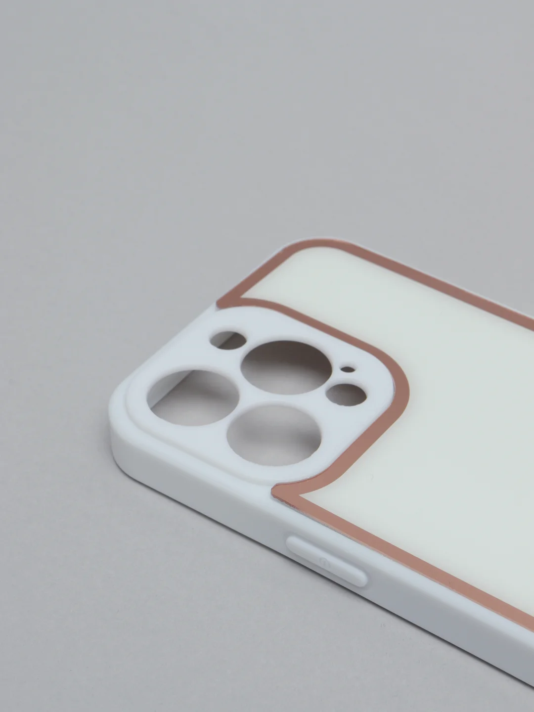 Белый наладка имитация стекла с защитой камеры для IPHONE 13 PRO