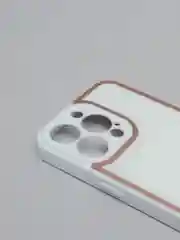 Белый наладка имитация стекла с защитой камеры для IPHONE 13 PRO