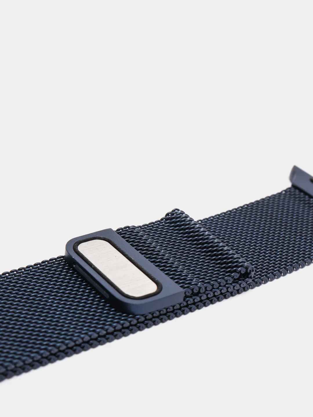 Синий меланж ремешок для Apple Watch "Миланская петля", металлический