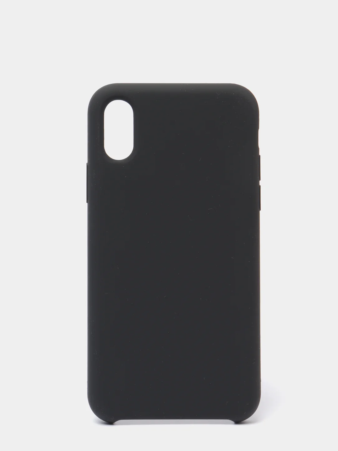 Черный чехол с бархатом внутри IPhone X / XS