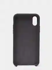 Черный чехол с бархатом внутри IPhone X / XS