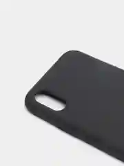 Черный чехол с бархатом внутри IPhone X / XS
