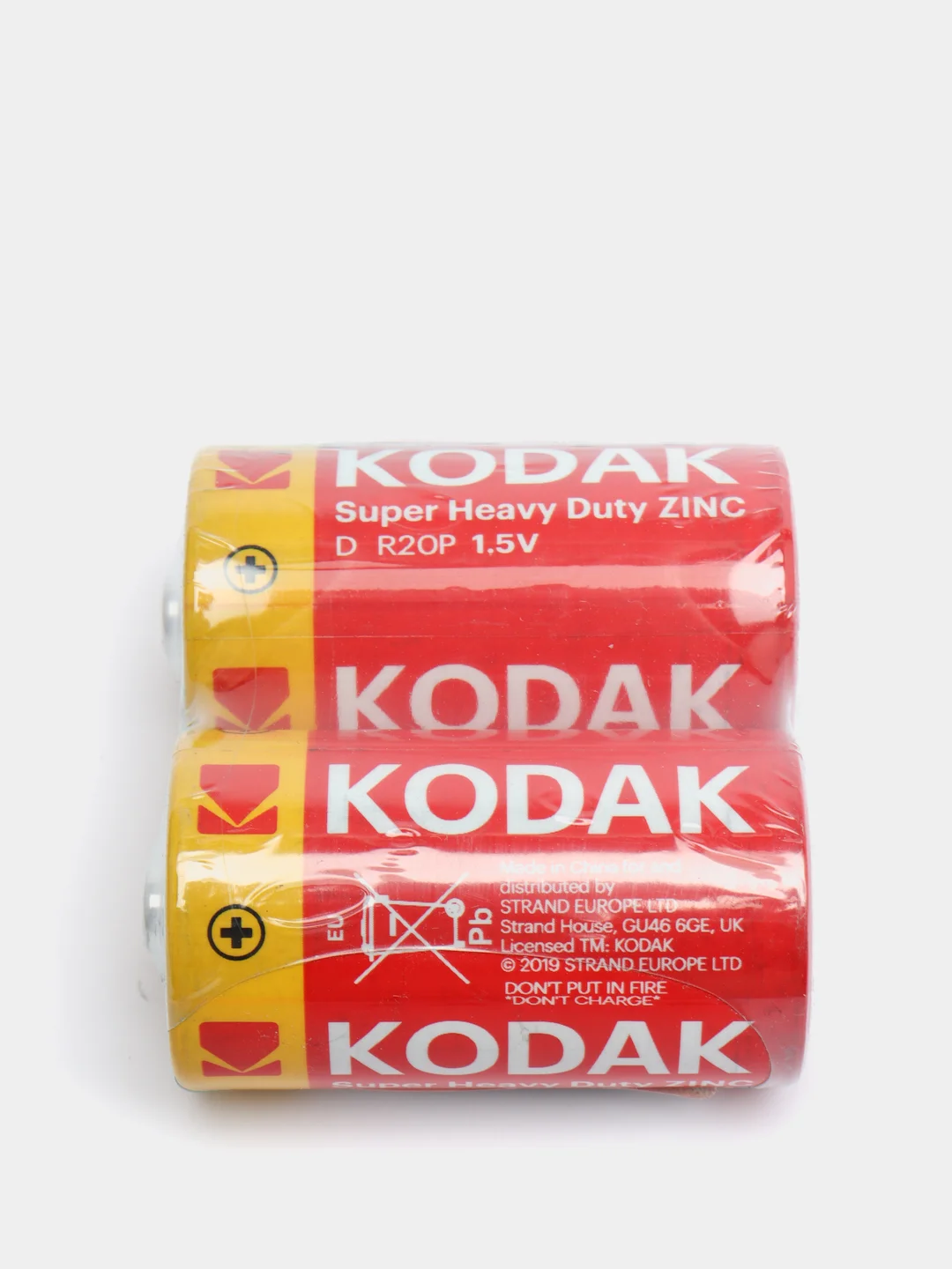 Элемент питания KODAK D (R20) BL2 Extra Heavy Duty, без блистера, 2 штуки в упаковке