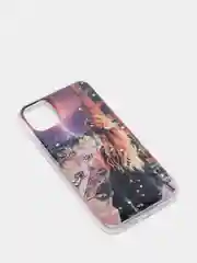 Синий меланж чехол Apple iPhone 11 чехол силиконовый с рисунком
