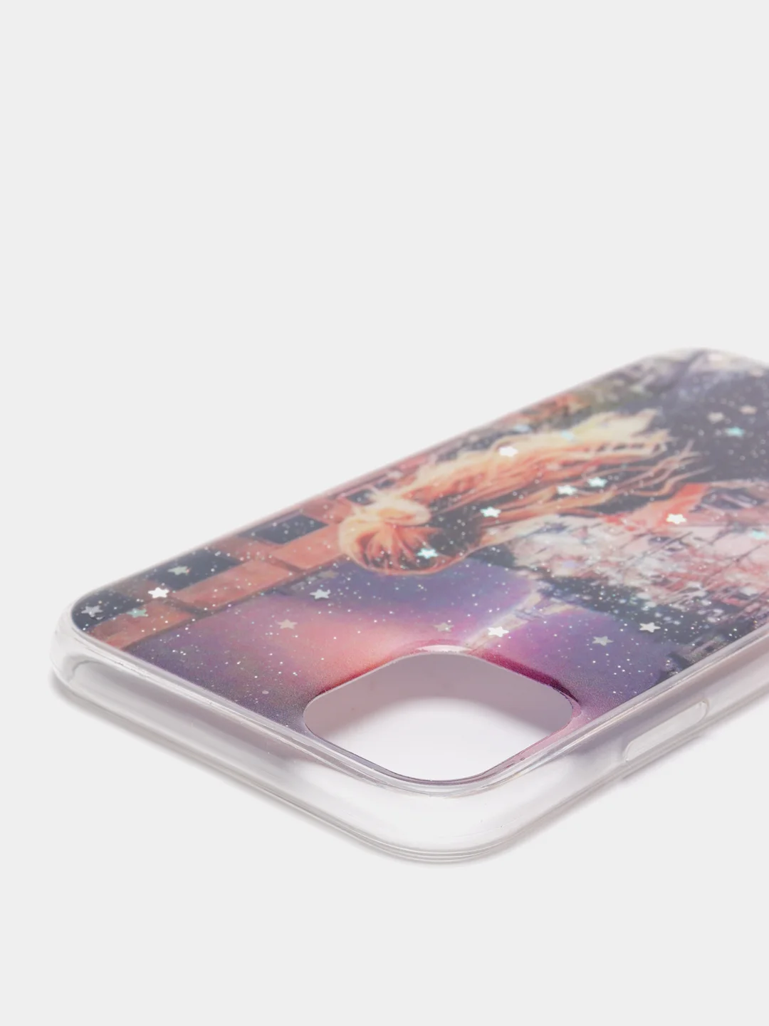 Синий меланж чехол Apple iPhone 11 чехол силиконовый с рисунком