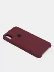 Тёмно-розовый чехол с бархатом внутри IPhone X / XS