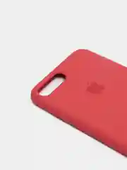Коралловый меланж чехол не пачкающийся с бархатом внутри для Iphone 7 Plus, 8 Plus, 7+, 8+