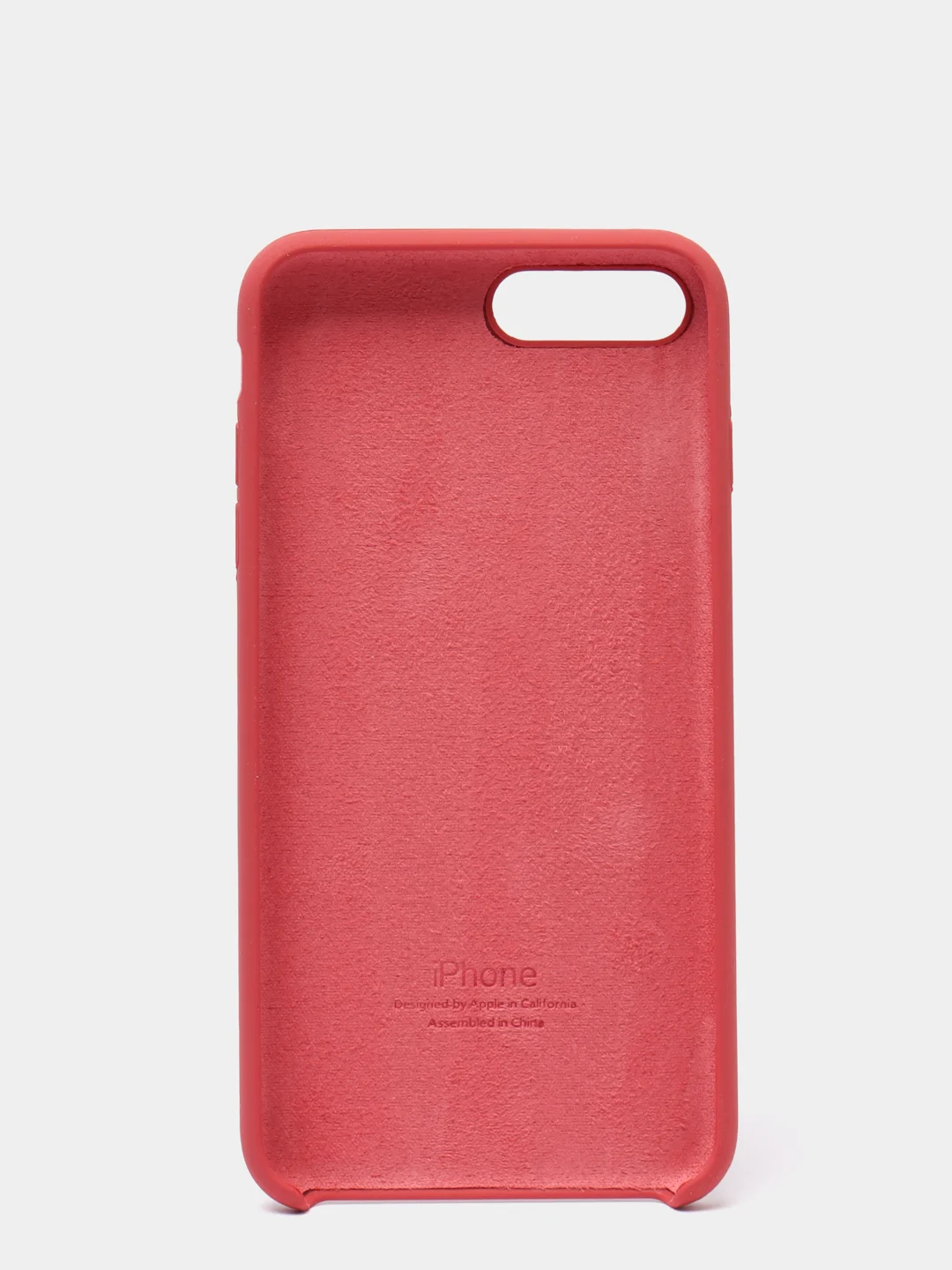 Коралловый меланж чехол не пачкающийся с бархатом внутри для Iphone 7 Plus, 8 Plus, 7+, 8+