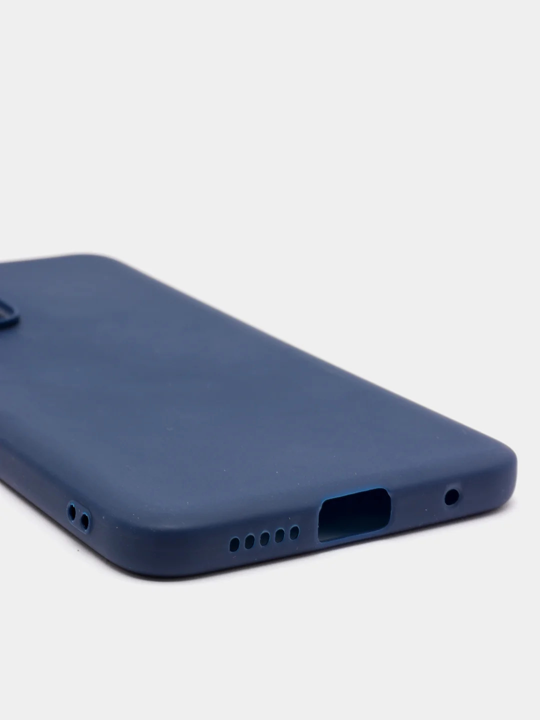 Темно-синий чехол силиконовый, матовый, для Xiaomi Redmi Note 11 4G, Redmi Note 11S, Редми Нот 11С