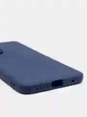 Темно-синий чехол силиконовый, матовый, для Xiaomi Redmi Note 11 4G, Redmi Note 11S, Редми Нот 11С