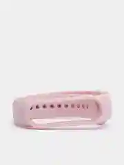 Розовый ремешок для Xiaomi Mi Band 5 / 6 / 7, силиконовый