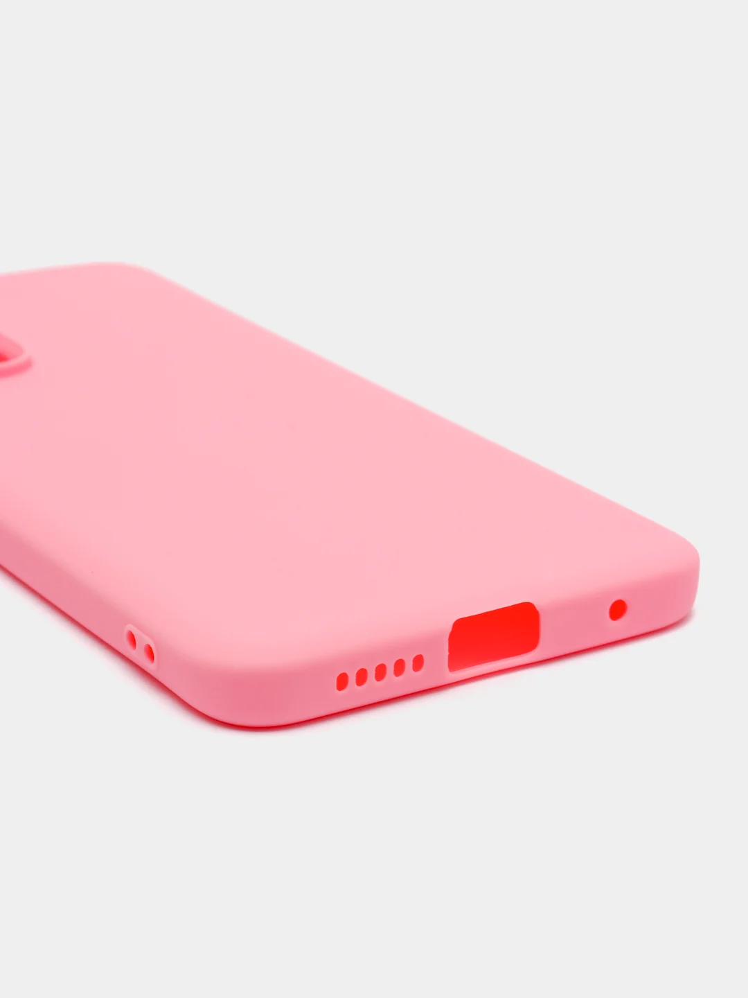 Розовый чехол силиконовый, матовый, для Xiaomi Redmi Note 11 4G, Redmi Note 11S, Редми Нот 11С