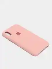 Пудровый чехол с бархатом внутри IPhone X / XS