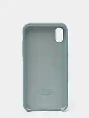 Тёмно-бирюзовый чехол с бархатом внутри IPhone X / XS