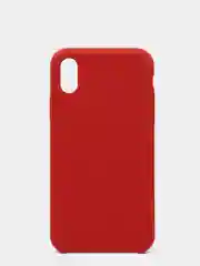 Багровый чехол с бархатом внутри IPhone X / XS