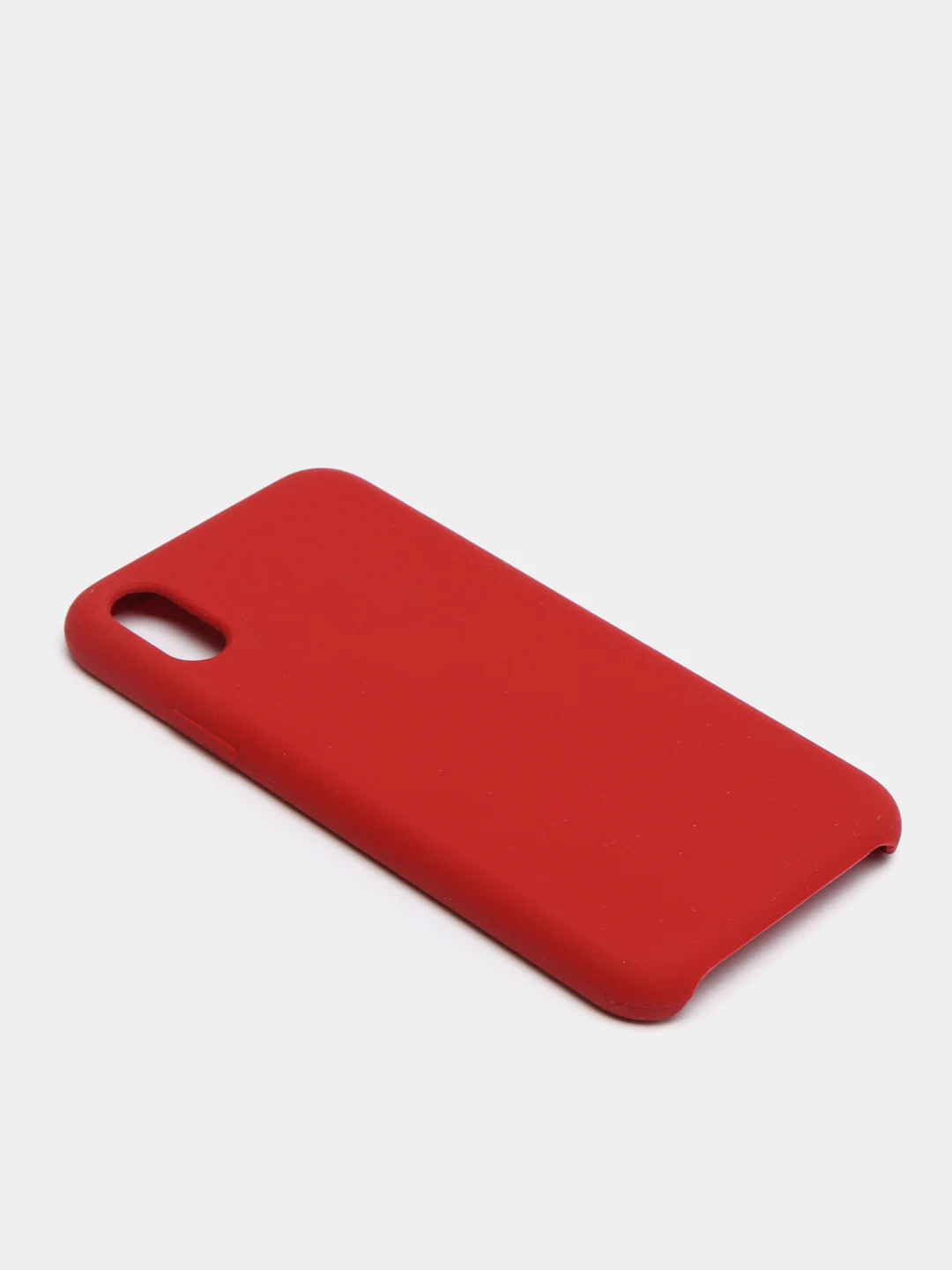 Багровый чехол с бархатом внутри IPhone X / XS