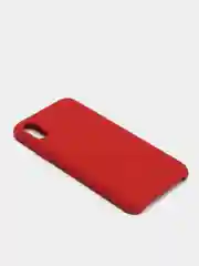 Багровый чехол с бархатом внутри IPhone X / XS