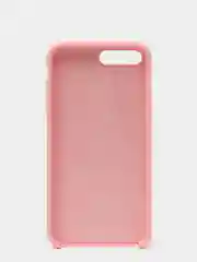 Розовый чехол не пачкающийся с бархатом внутри для Iphone 7 Plus, 8 Plus, 7+, 8+