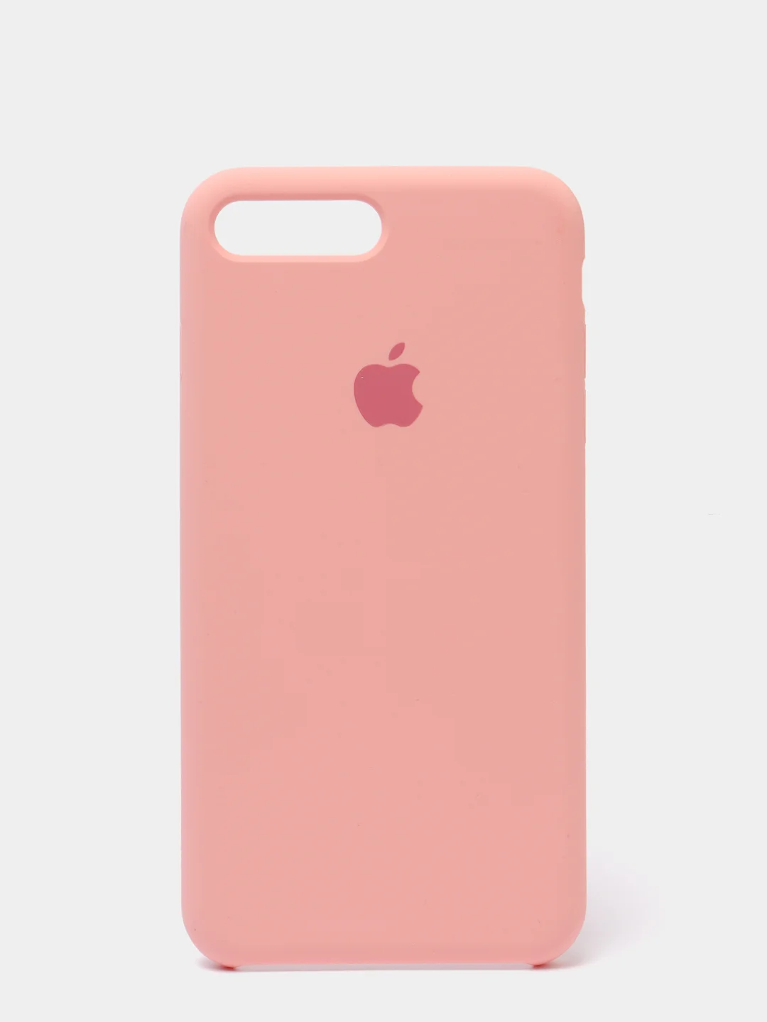 Розовый чехол не пачкающийся с бархатом внутри для Iphone 7 Plus, 8 Plus, 7+, 8+