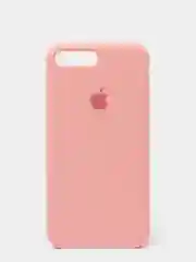 Розовый чехол не пачкающийся с бархатом внутри для Iphone 7 Plus, 8 Plus, 7+, 8+
