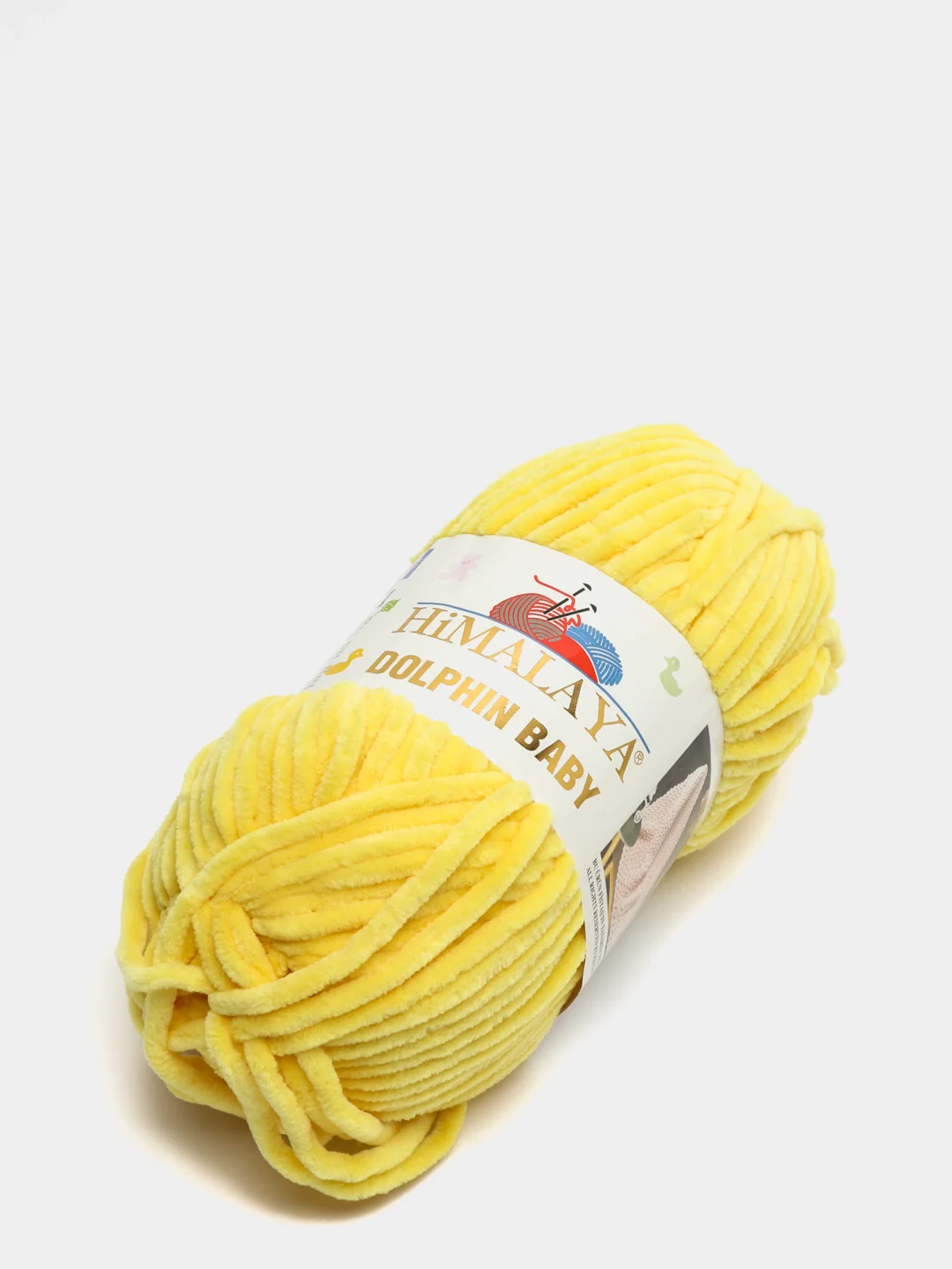 Горчичный шерсть Пряжа Himalaya Dolphin Baby 100% Полиэстер 100г 120м