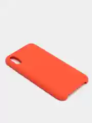 Оранжевый чехол с бархатом внутри IPhone X / XS