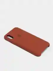 Коричневый чехол с бархатом внутри IPhone X / XS
