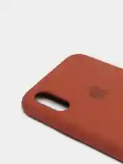 Коричневый чехол с бархатом внутри IPhone X / XS