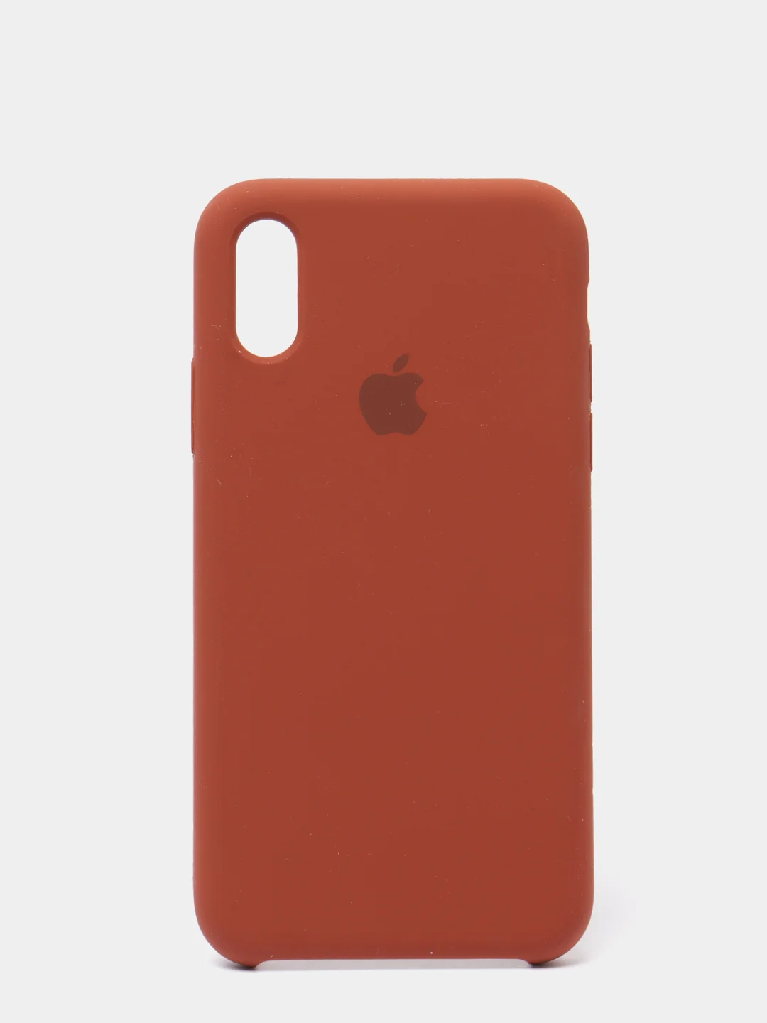 Коричневый чехол с бархатом внутри IPhone X / XS