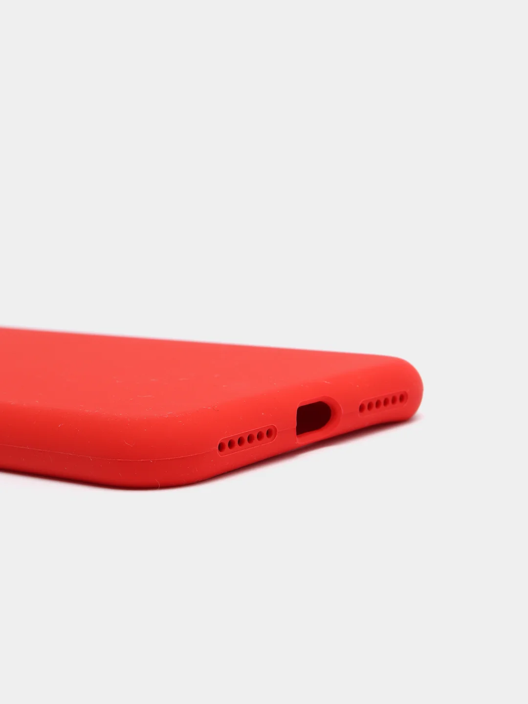 Алый чехол с бархатом внутри IPhone X / XS