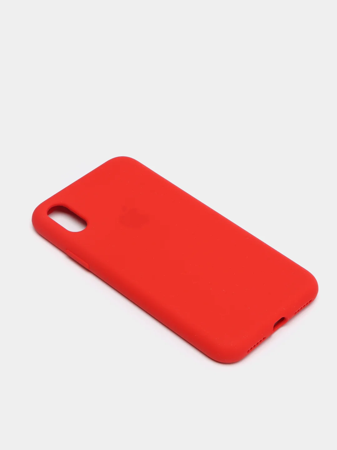 Алый чехол с бархатом внутри IPhone X / XS