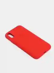 Алый чехол с бархатом внутри IPhone X / XS
