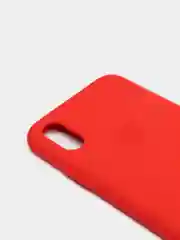 Алый чехол с бархатом внутри IPhone X / XS