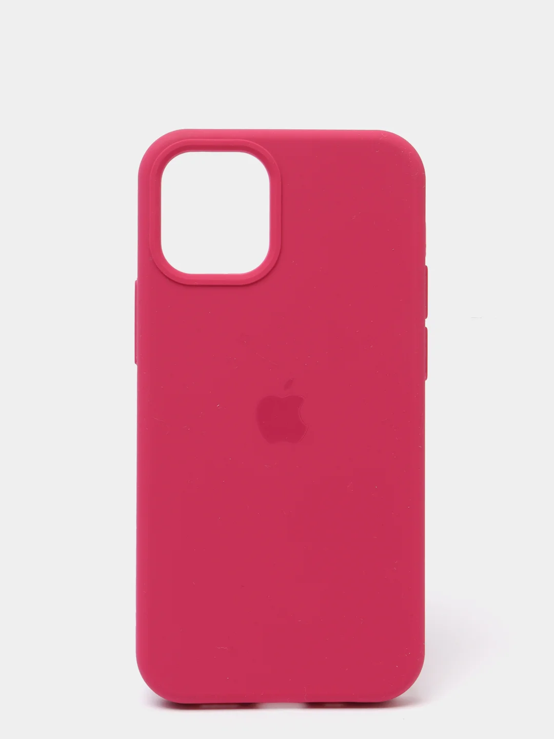 Тёмно-розовый чехол не пачкающийся, с бархатом внутри IPHONE 12 MINI