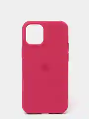 Тёмно-розовый чехол не пачкающийся, с бархатом внутри IPHONE 12 MINI