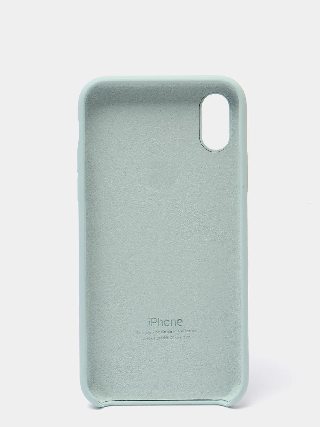 Мятный чехол с бархатом внутри IPhone X / XS