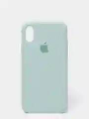 Мятный чехол с бархатом внутри IPhone X / XS