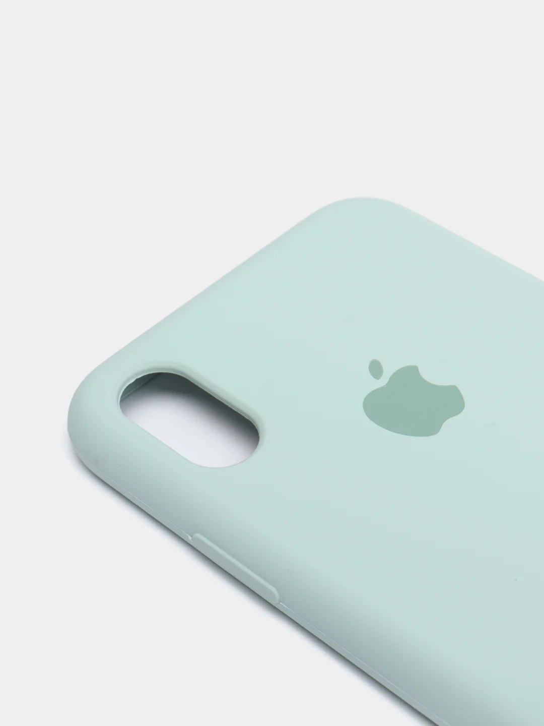 Мятный чехол с бархатом внутри IPhone X / XS