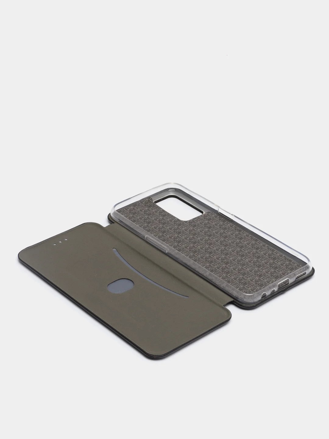 Черный чехол-книжка для OPPO A16 / OPPO A55 5G / OPPO A54