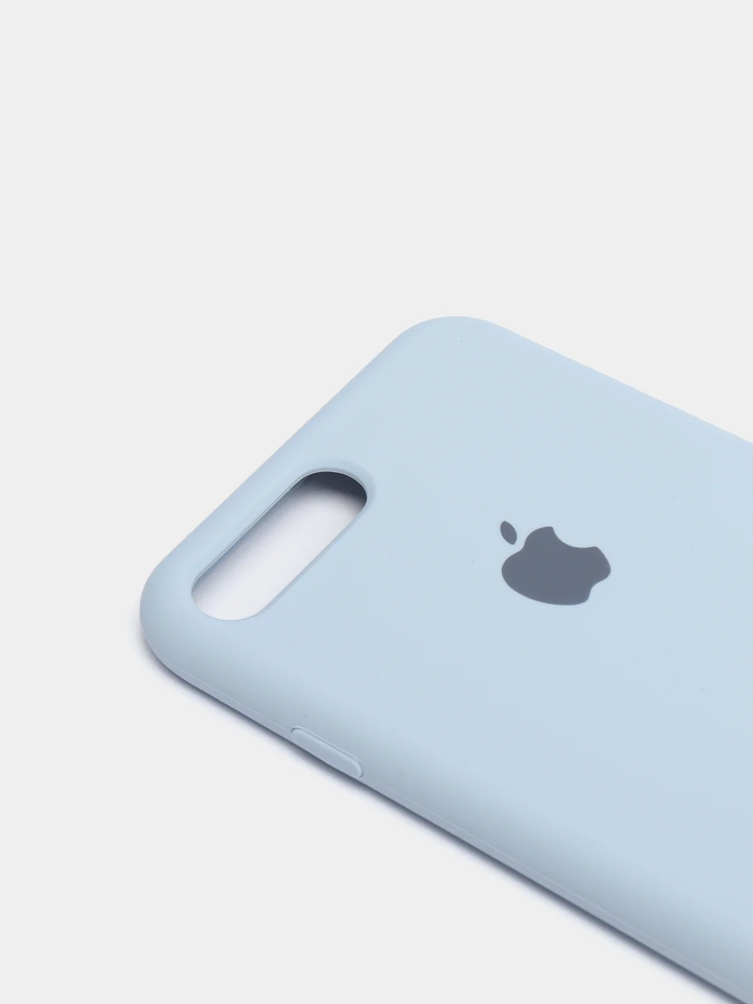 Голубой чехол не пачкающийся с бархатом внутри для Iphone 7 Plus, 8 Plus, 7+, 8+