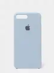 Голубой чехол не пачкающийся с бархатом внутри для Iphone 7 Plus, 8 Plus, 7+, 8+