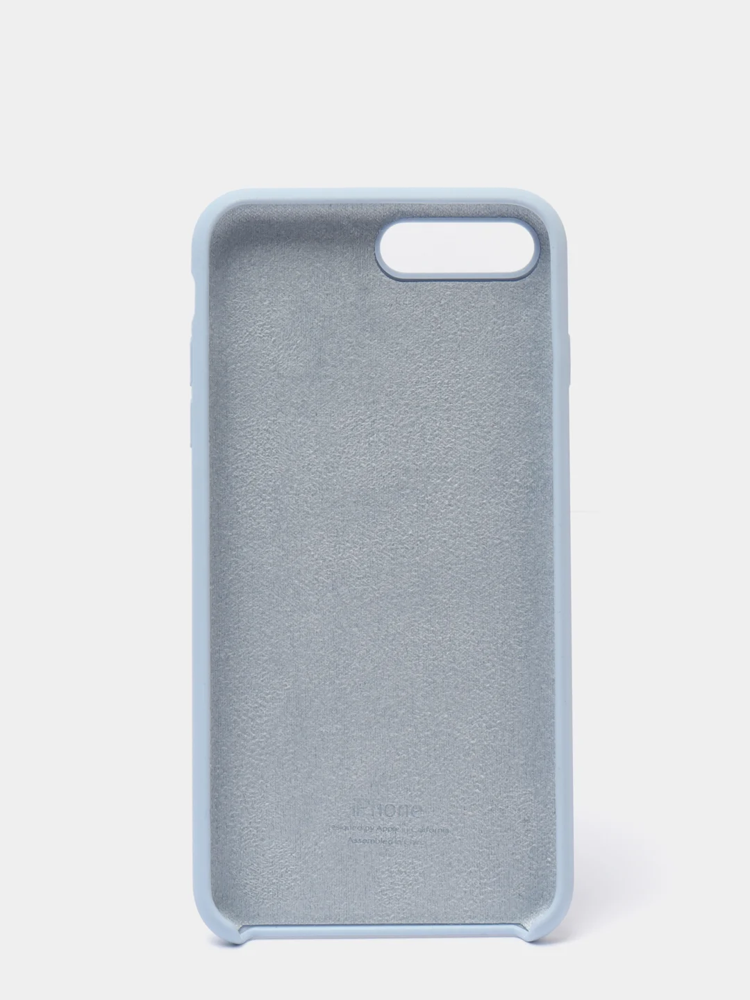 Голубой чехол не пачкающийся с бархатом внутри для Iphone 7 Plus, 8 Plus, 7+, 8+