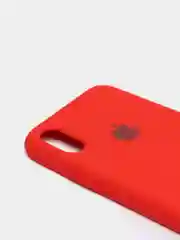 Кораллово-розовый чехол с бархатом внутри IPhone X / XS