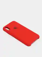 Кораллово-розовый чехол с бархатом внутри IPhone X / XS